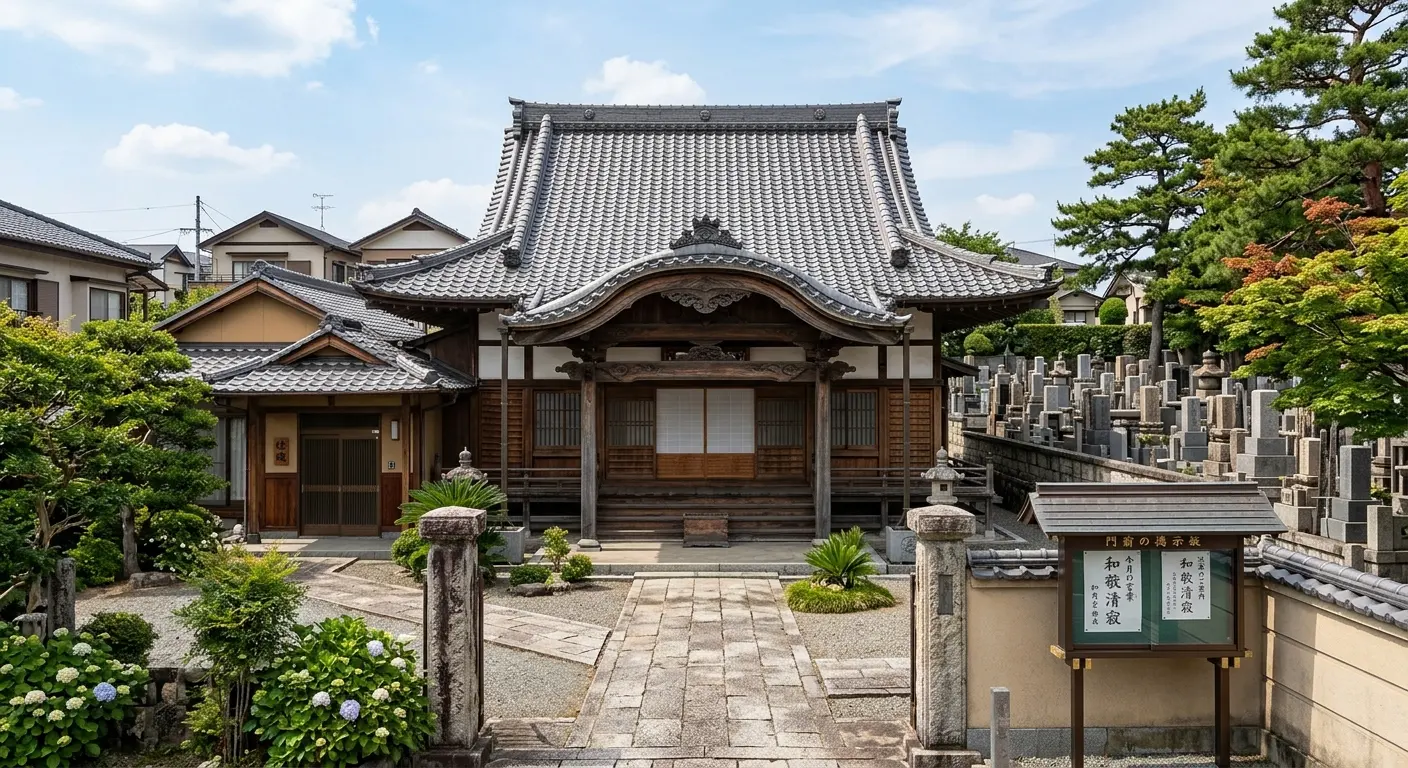 檀家寺のイメージ